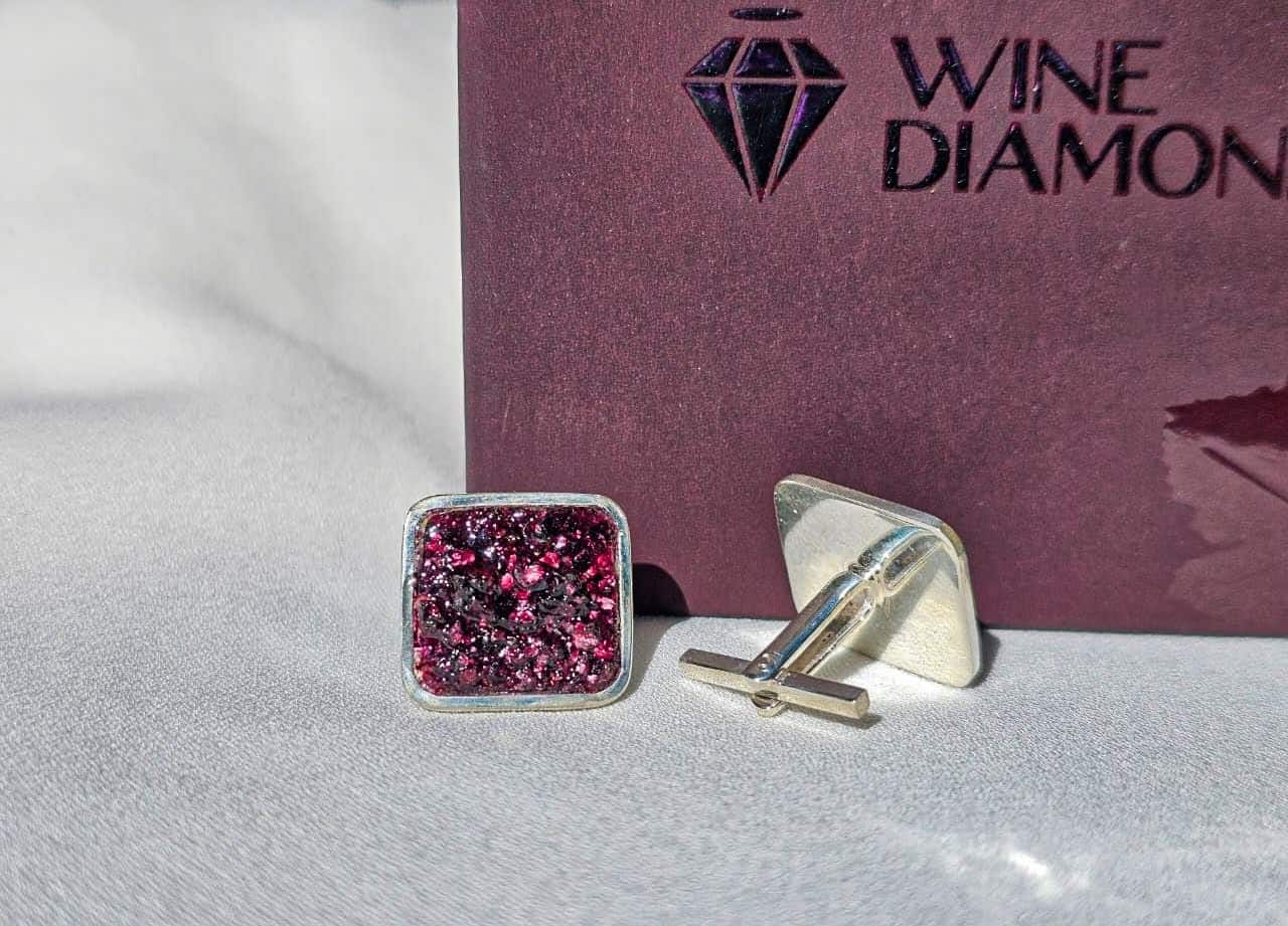The author's cufflinks